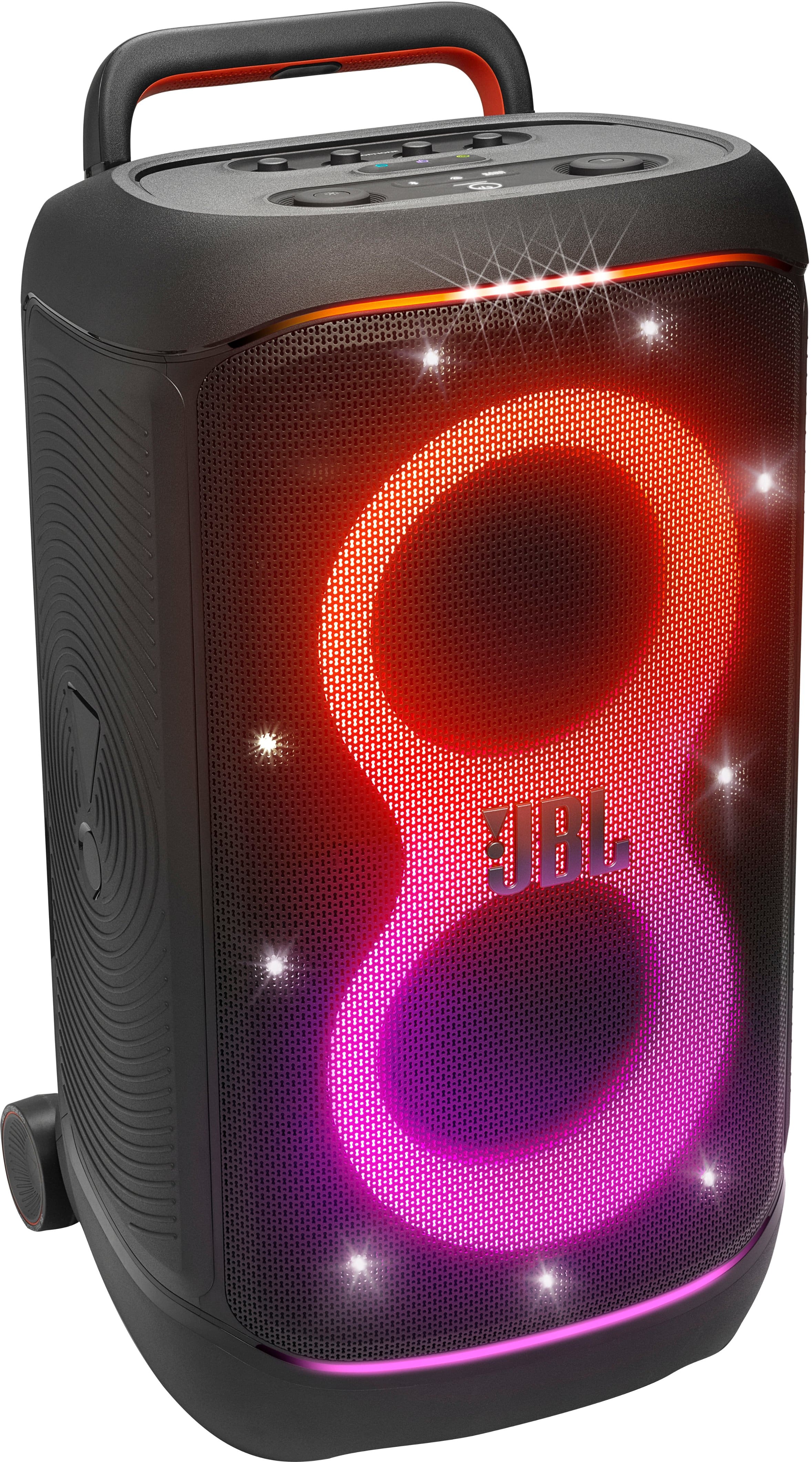JBL PartyBox 520 speaker with lightshow in a party setting