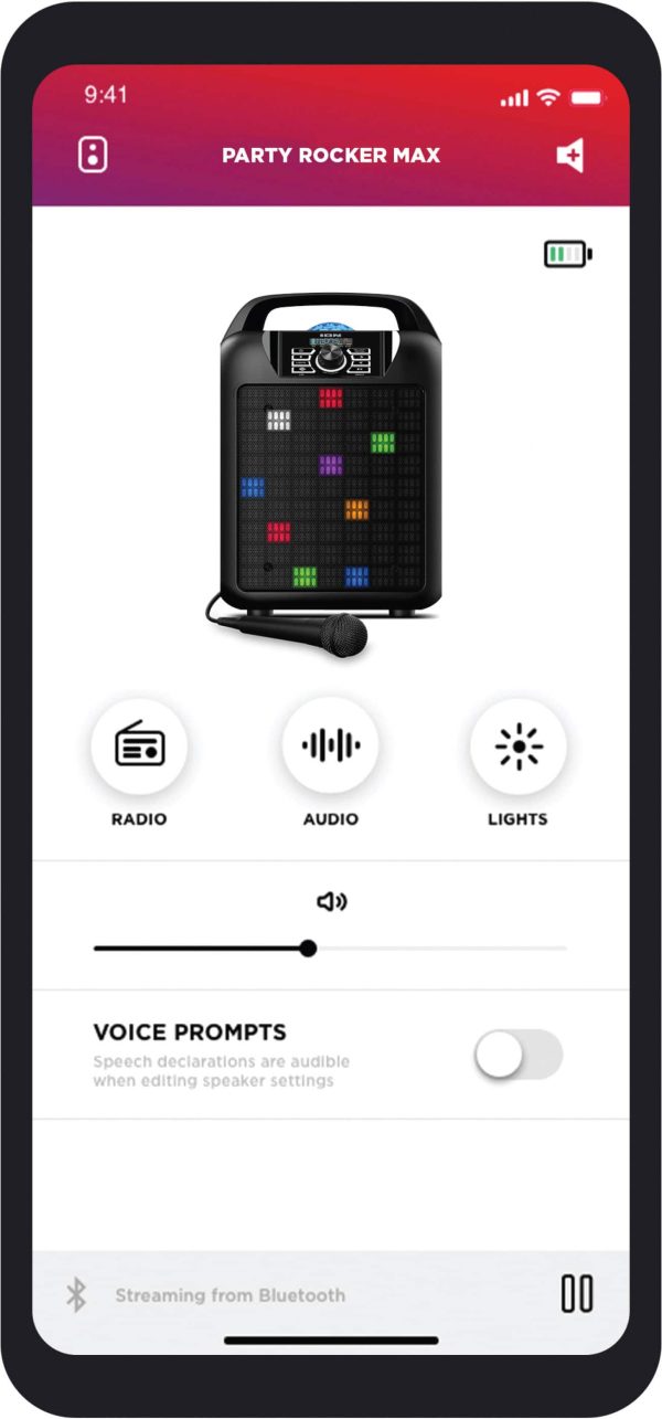 ION Audio Party Rocker Max Bluetooth Speaker 120W Sound-4