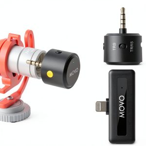 Movo WM-VXR10 Wireless Shotgun Mic Adapter Lightning 164ft Range-0