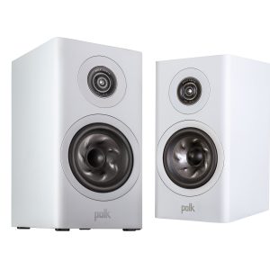 Polk Audio Reserve R100 Bookshelf Speaker Pair Black/White 5.25"-0