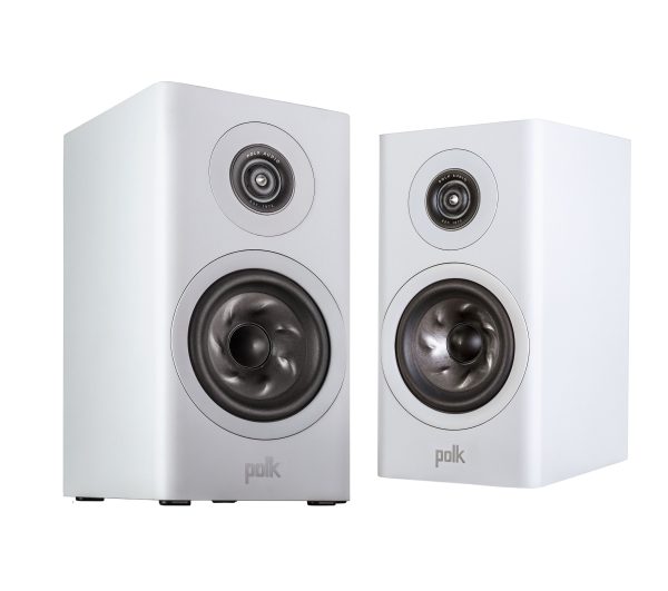 Polk Audio Reserve R100 Bookshelf Speaker Pair Black/White 5.25"-0