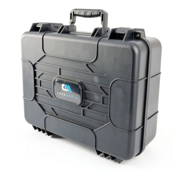 CASEMATIX Premium Hard Shell Microphone Case – Rugged Foam Insert-2