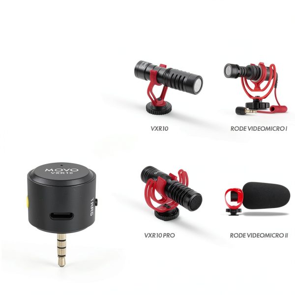 Movo WM-VXR10 Wireless Shotgun Mic Adapter Lightning 164ft Range-3