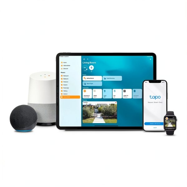 TP-Link Tapo Smart Wi‑Fi Outdoor Plug 2 Independent Outlets IP65-10