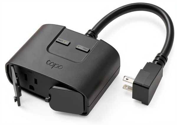 TP-Link Tapo Smart Wi‑Fi Outdoor Plug 2 Independent Outlets IP65-0
