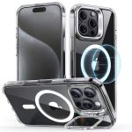 MagSafe iPhone 16 Pro Hybrid Case with Zinc Alloy Stand – Black-0